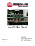 SageNET-3 SNMP Manual