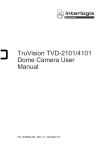 TruVision TVD-2101/4101 Dome Camera User Manual