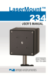 234 TEC TO-Can LaserMount User`s Manual