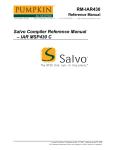 RM-IAR430 Salvo Compiler Reference Manual – IAR