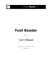 Foxit Reader User Manual