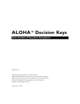 ALOHA Decision Keys