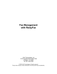 Fax Management with RelayFax