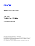 SED1352 TECHNICAL MANUAL