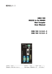 CMU 100 RS232 to 2x RS485 Star Coupler User Manual