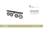 CLB2.4 Compact LED PAR System LED lighting set user manual