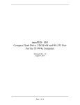 nanoPEB - SIO Compact Flash Drive, 32K RAM and RS