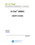 X-Cite ® 200DC USER‟S GUIDE