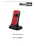 GSM Mobile Phone Maxcom MM821