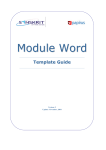 Word Template Design Manual