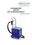 COOLMASTER CM 100 Dry Ice Blasting System - CCM