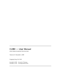 CUBE — User Manual - Computer & Information Science @ IUPUI