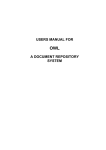 OWL user manual - ASDC Document Management System