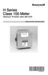 H Class 100 Series Meter Installation Instructions