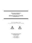 ZF1 Series 60-1200 Amp User Manual