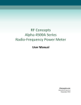 RF Concepts Alpha 4500A Series Radio