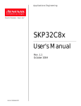 SKP32C8x User`s Manual