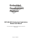 EDP-AM-AN16 Analog Input Applications Module User Manual