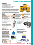First Aid Room Equipment