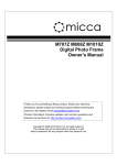 Micca M808Z User`s Manual