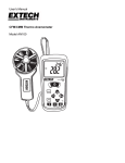 User`s Manual CFM/CMM Thermo Anemometer Model AN100