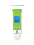 User`s Manual : No Touch Vet - No Touch Thermometers Australia