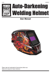 Auto-Darkening Welding Helmet