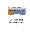 User Manual for Version 3.5