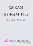 Applied Engineering GS-RAM & GS