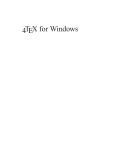 4TEX for Windows