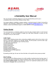 e-Suitability User Manual - Avail eSuitability