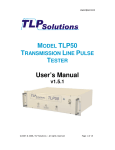 TLP50 User`s Manual - TLP Solutions