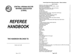 referee handbook - Central Virginia Soccer Referees Association