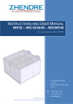 Instructions & User manual WIF 20/WIC 10/30/40 WICWIF 40