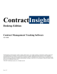 Contract Management Tracking Software