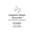 Capstone Design Document
