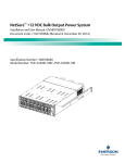 NetSure™ +12 VDC Bulk Output Power System