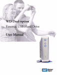 WD Dual-option External USB Hard Drive User Manual