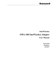 OWA 100 OneWireless Adapter User Manual