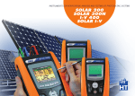 SOLAR 200 SOLAR 300N I-V 400 SOLAR I-V - EURO