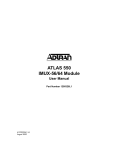 ATLAS 550 IMUX-56/64 Module User Manual