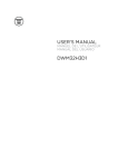 USER`S MANUAL DWM32H3D1