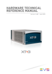 Technical Reference Manual - XT3 14.00