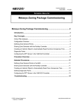 Metasys Zoning Package Commissioning Technical Bulletin