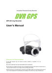 GPS Driving Recorder User`s Manual