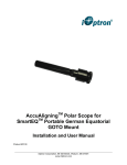 AccuAligning Polar Scope for SmartEQ Portable German Equatorial