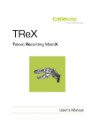 TReX Televic Recording Matrix User Manual