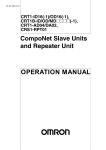 Omron CompoNet Slave User`s Manual - Innovative-IDM