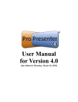 User Manual for Version 4.0