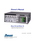 Deva 5.8 & 16 User Manual